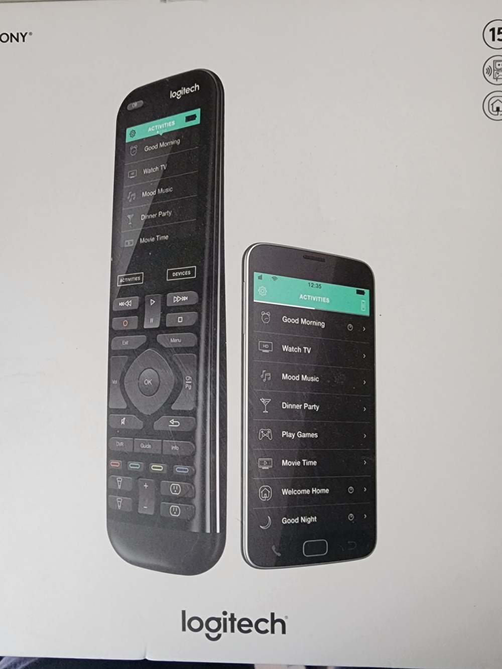 Logitech Harmony Elite Remote with Mobile App - 15 Remotes In 1